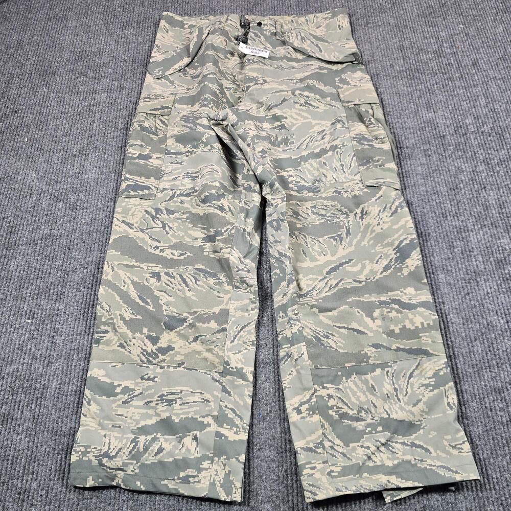 Valley Apparel Pants Mens Medium Regular Green APECS Camo Waterproof Rain Army